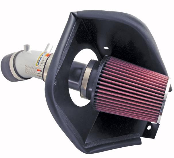 Scion xD Performance Air Intake - K&N Engineering - Typhoon - Silver - `08-`12